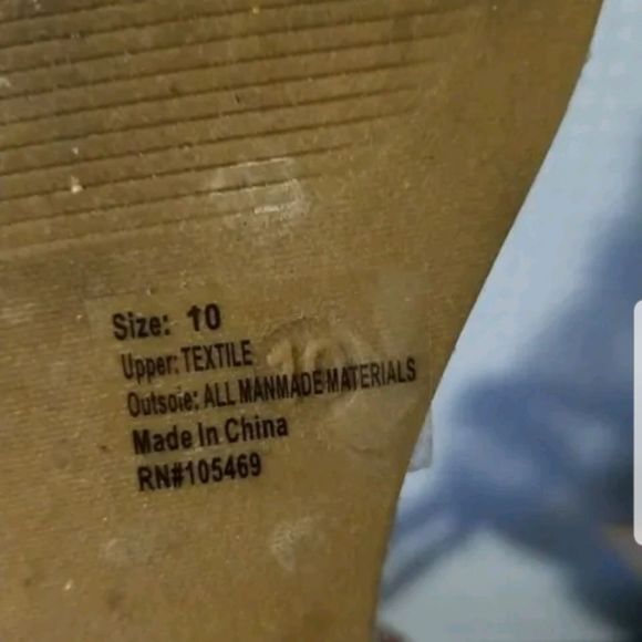 Venus Gladiator Wrap Espadrille Wedge Sandals Natural Faux Suede Women's Sz. 10M - Picture 9 of 13